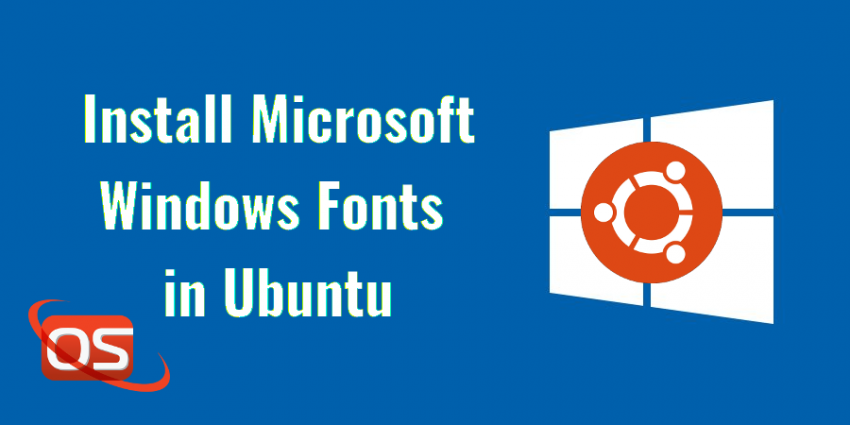 Установка шрифтов Windows в Ubuntu